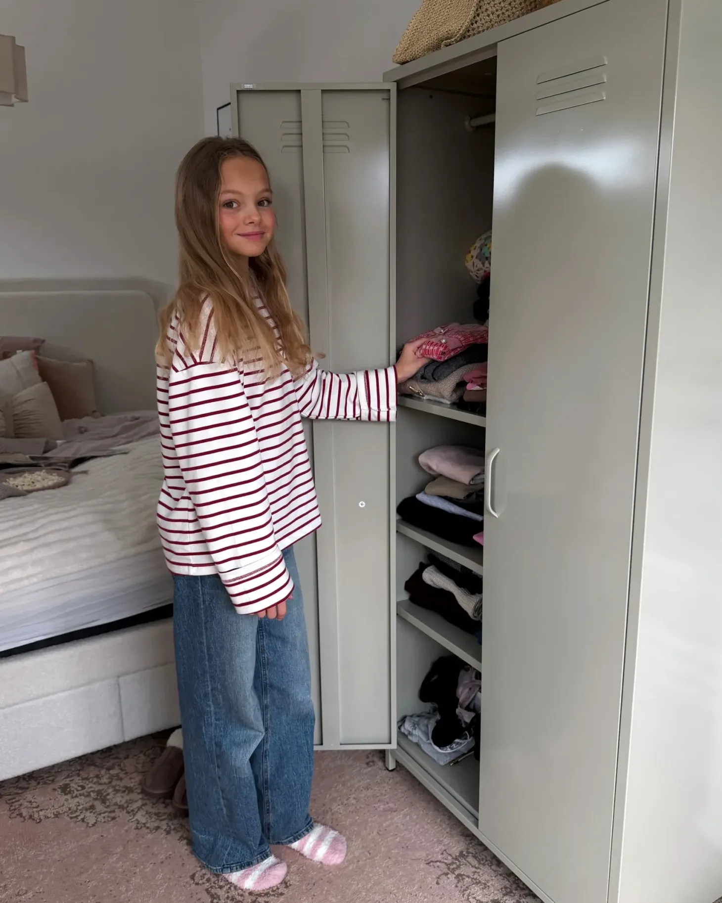 Kontorskab VARNA Metal Lys Beige