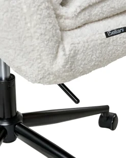 Kontorstol ADDISON Boucle Hvid