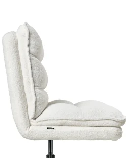 Kontorstol ADDISON Boucle Hvid