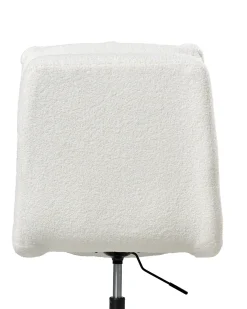 Kontorstol ADDISON Boucle Hvid