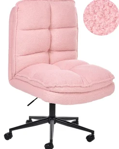 Kontorstol ADDISON Boucle Lyserød