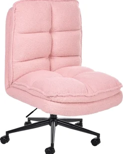 Kontorstol ADDISON Boucle Lyserød