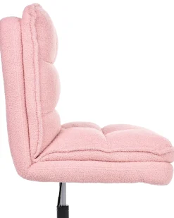 Kontorstol ADDISON Boucle Lyserød