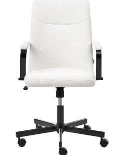 Kontorstol CAROGA Boucle Hvid