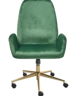 Kontorstol CLARE Velour Grøn