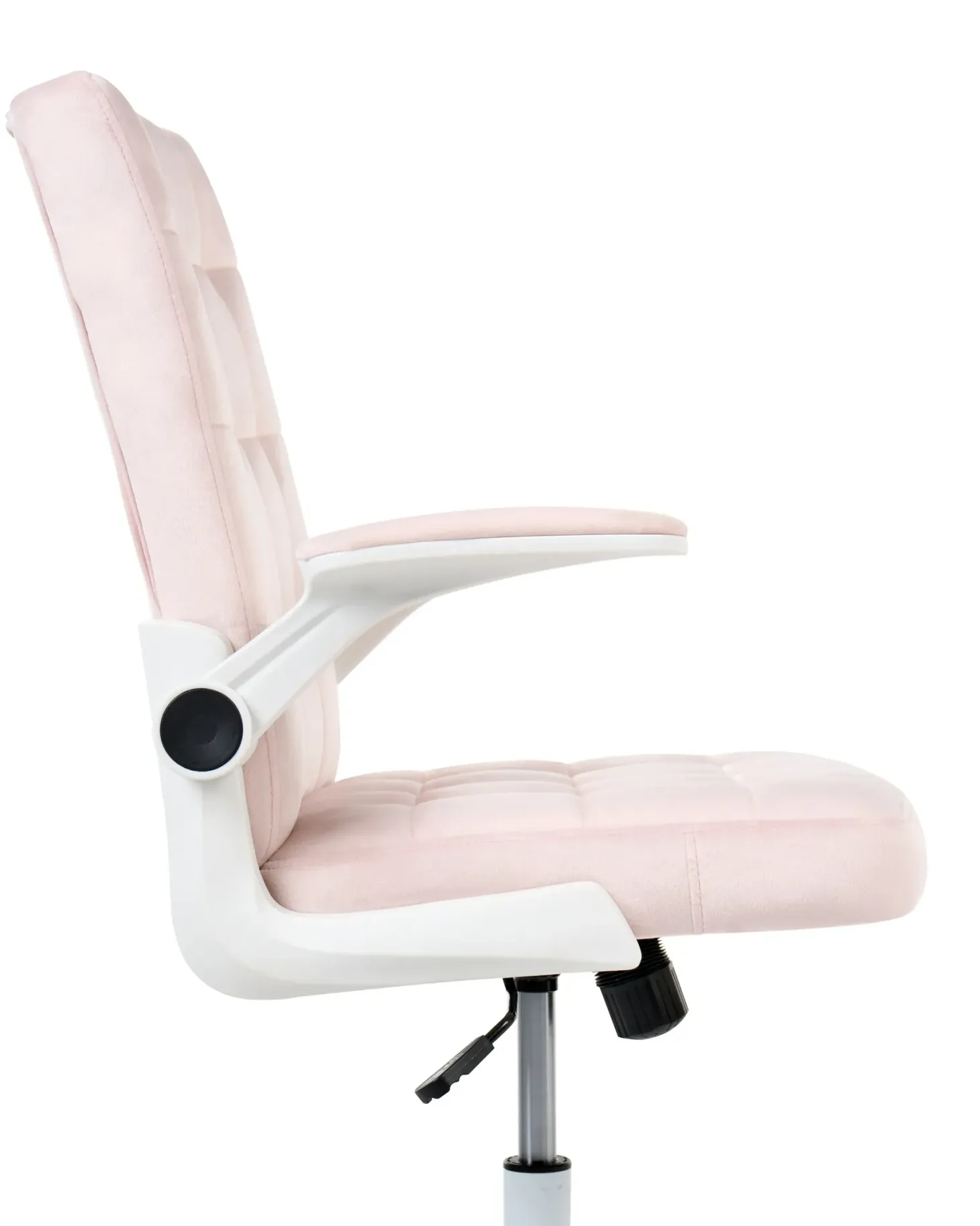 Kontorstol DANDY Velour Pastellrosa