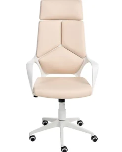 Kontorstol DELIGHT Kunstlæder Lys Beige