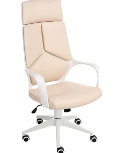 Kontorstol DELIGHT Kunstlæder Lys Beige