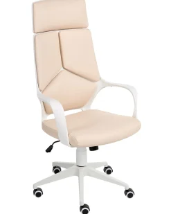 Kontorstol DELIGHT Kunstlæder Lys Beige