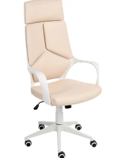 Kontorstol DELIGHT Kunstlæder Lys Beige