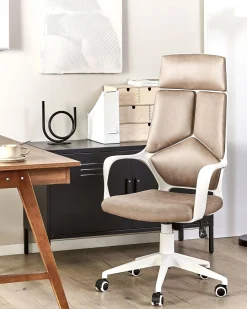 Kontorstol DELIGHT Kunstruskind Sand Beige