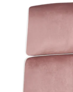 Kontorstol DELIGHT Velour Pastellrosa