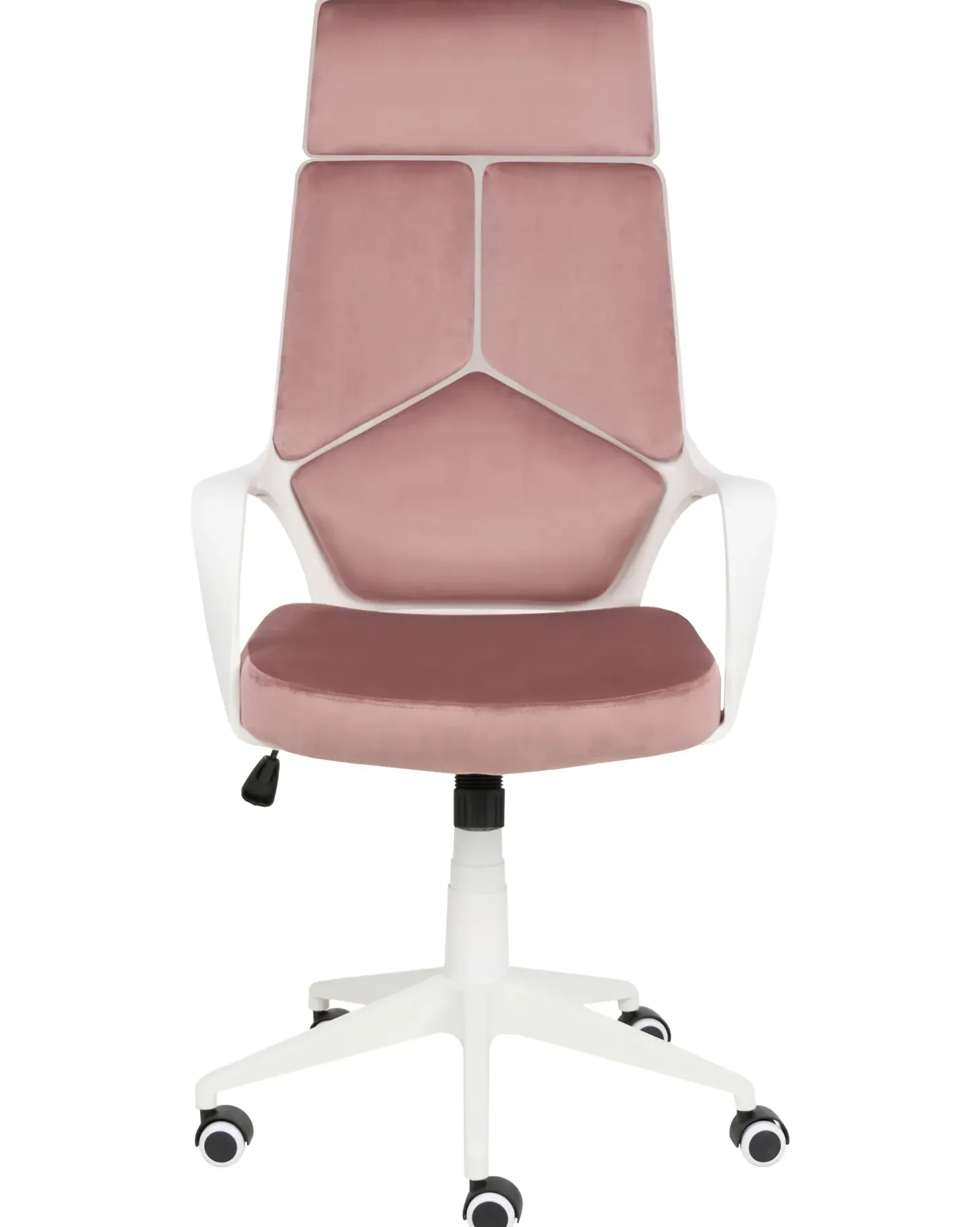 Kontorstol DELIGHT Velour Pastellrosa