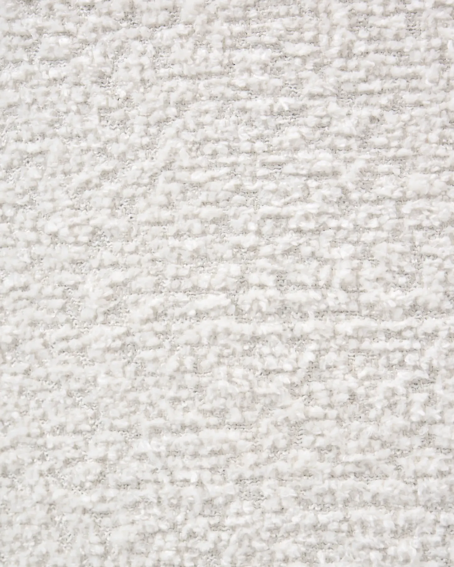 Kontorstol DRYDEN Boucle Cremehvid