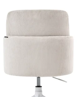 Kontorstol DRYDEN Fløjl Lys Beige