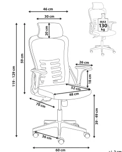 Kontorstol ERGONOX Grå