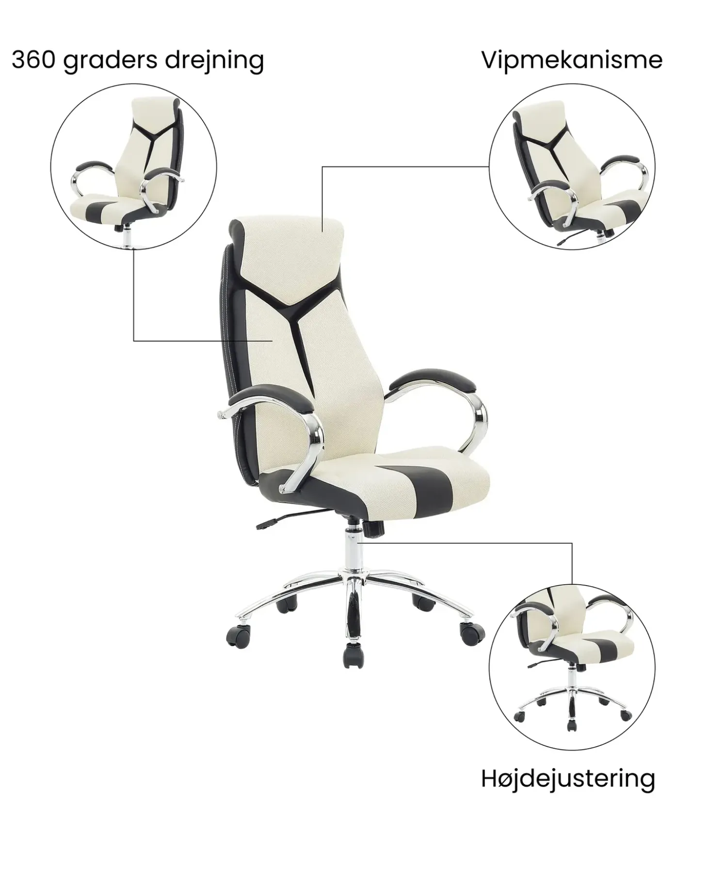 Kontorstol FORMULA Beige