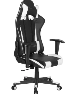 Kontorstol GAMER Kunstlæder Hvid