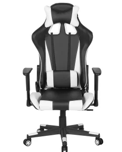 Kontorstol GAMER Kunstlæder Hvid