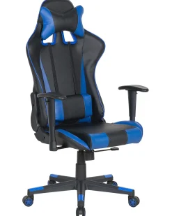 Kontorstol GAMER Kunstlæder Mørkeblå
