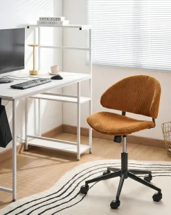 Kontorstol KIANA Fløjl Orange