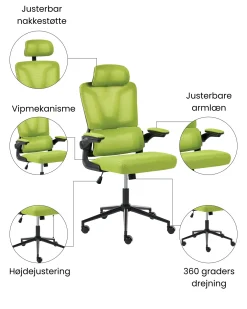 Kontorstol KRYOS Grøn