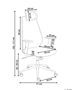 Kontorstol ORYN Sort