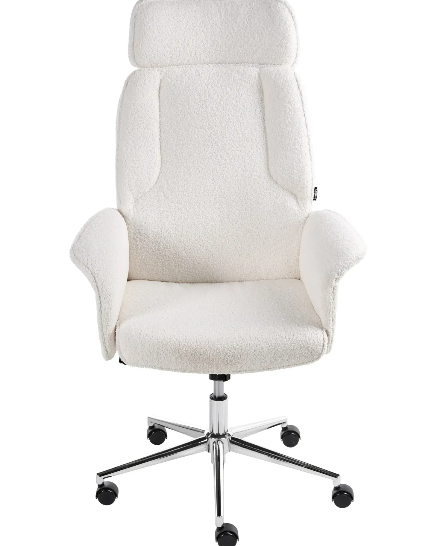 Kontorstol PILOT Boucle Cremehvid