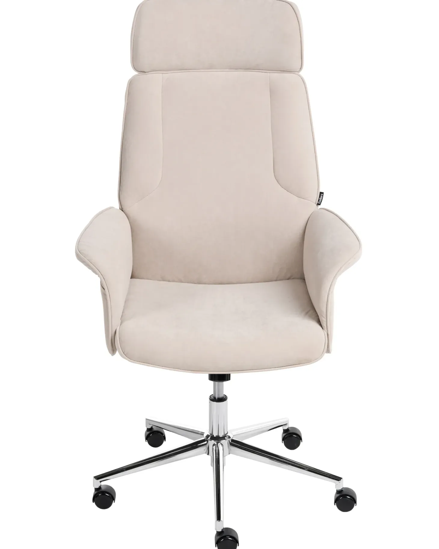 Kontorstol PILOT Velour Lys Beige