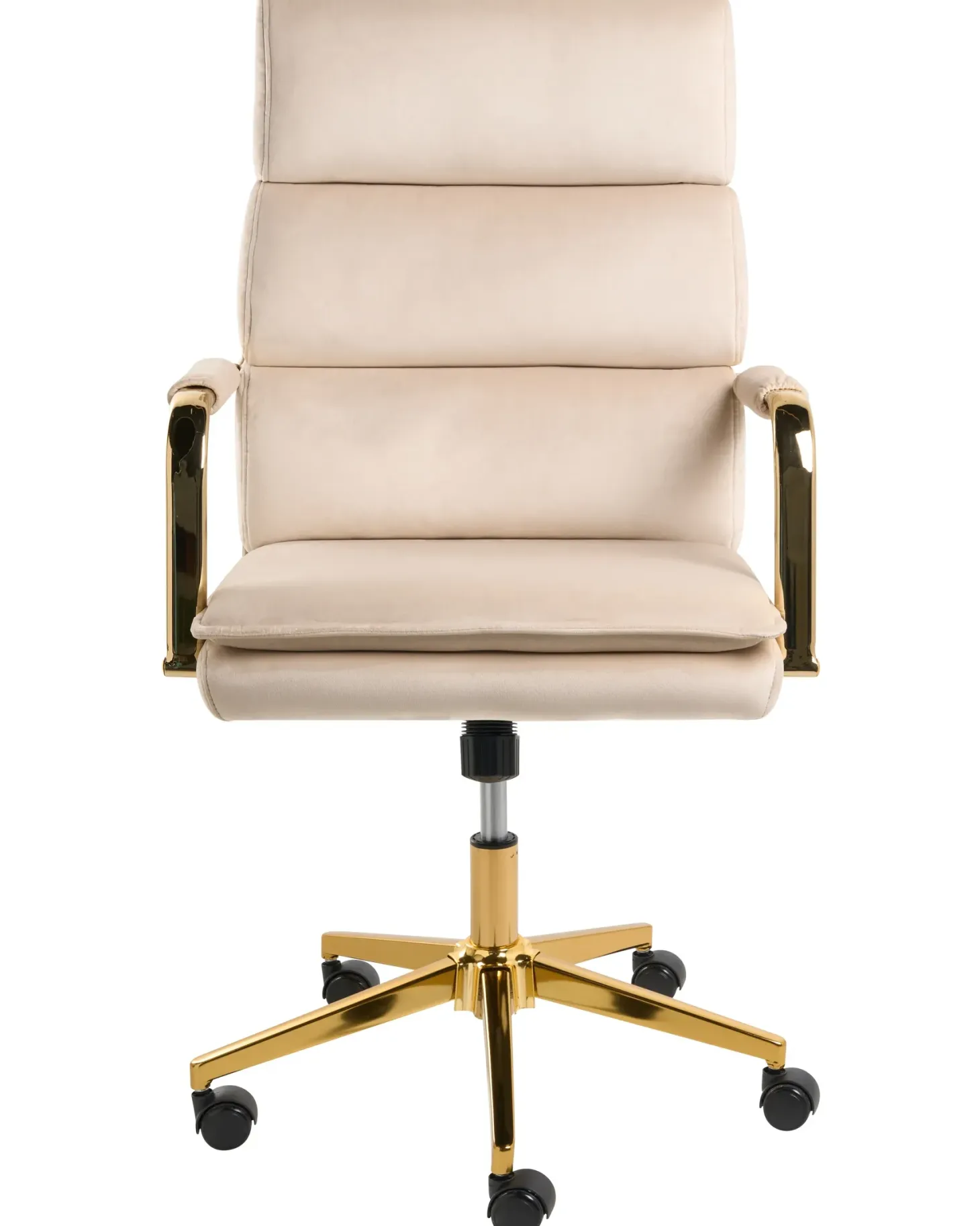 Kontorstol VAMURE Velour Lys Beige