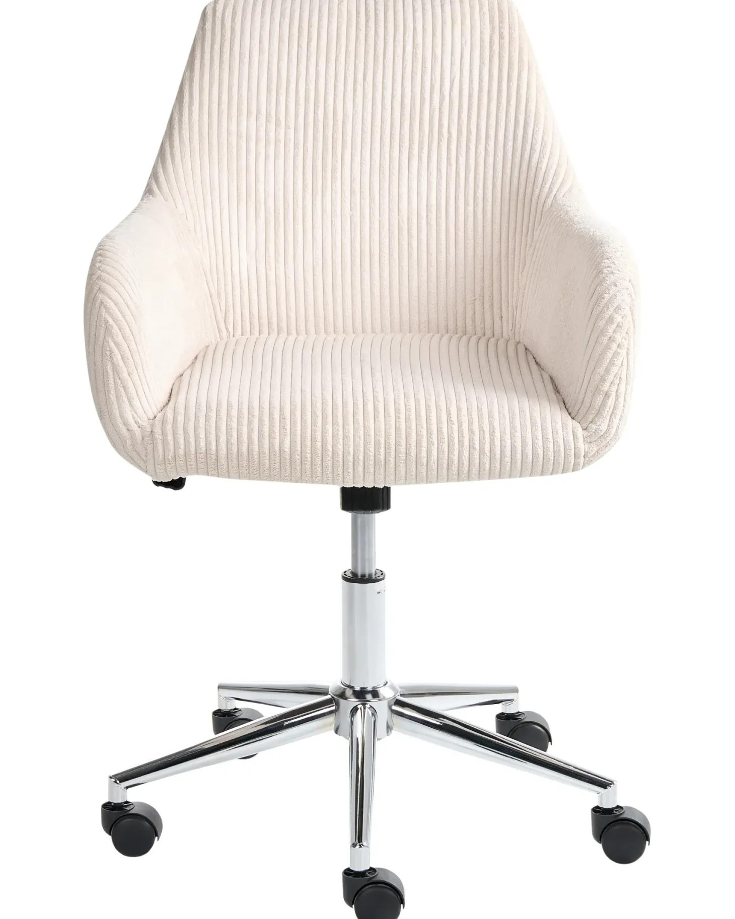 Kontorstol WELLSTON Fløjl Lys Beige