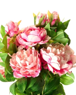 Kunstig blomsterbuket COLARES 62 cm Lyserød