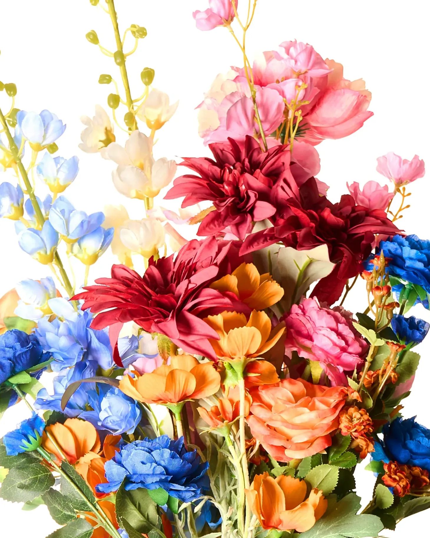 Kunstig blomsterbuket GRADIL 75 cm Multifarvet