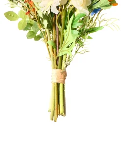 Kunstig blomsterbuket GRADIL 75 cm Multifarvet