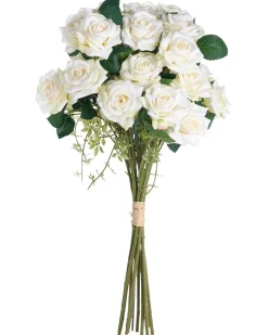 Kunstig blomsterbuket LAPAS 55 cm Hvid