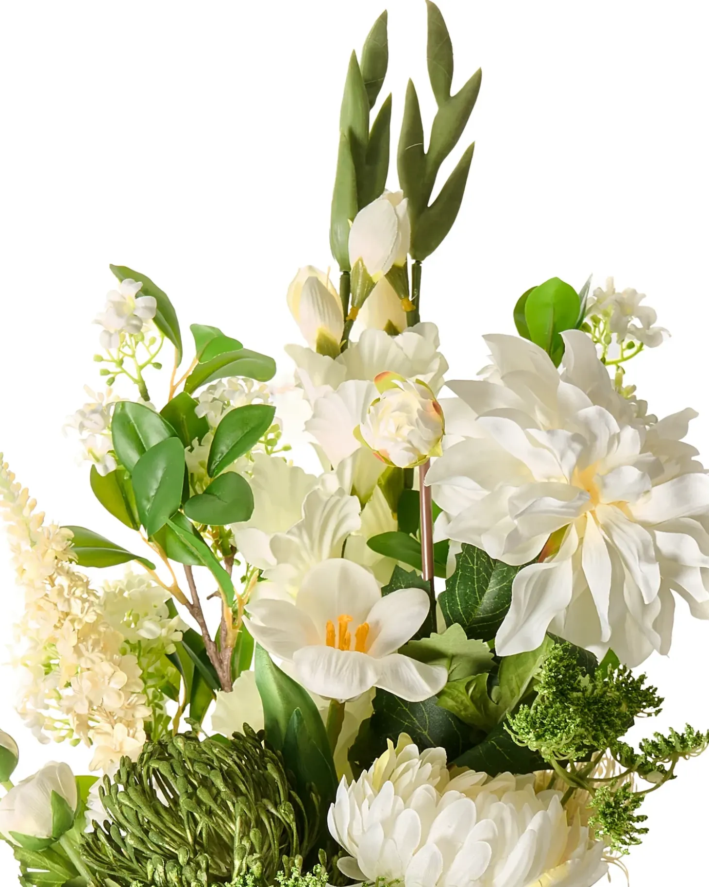 Kunstig blomsterbuket LOURO 70 cm Hvid