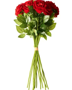 Kunstig blomsterbuket MAFRA 60 cm Rød