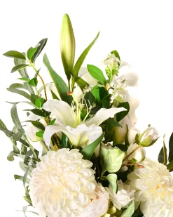 Kunstig blomsterbuket PARREIRA 67 cm Hvid