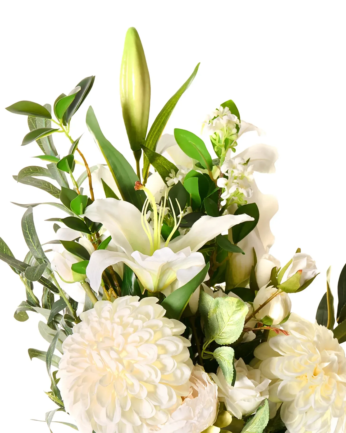 Kunstig blomsterbuket PARREIRA 67 cm Hvid