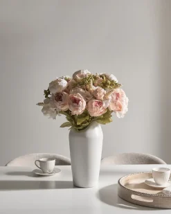 Kunstig blomsterbuket RAPOSA 45 cm Pastellrosa