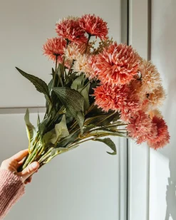 Kunstig blomsterbuket SILVEIRA 60 cm Lyserød