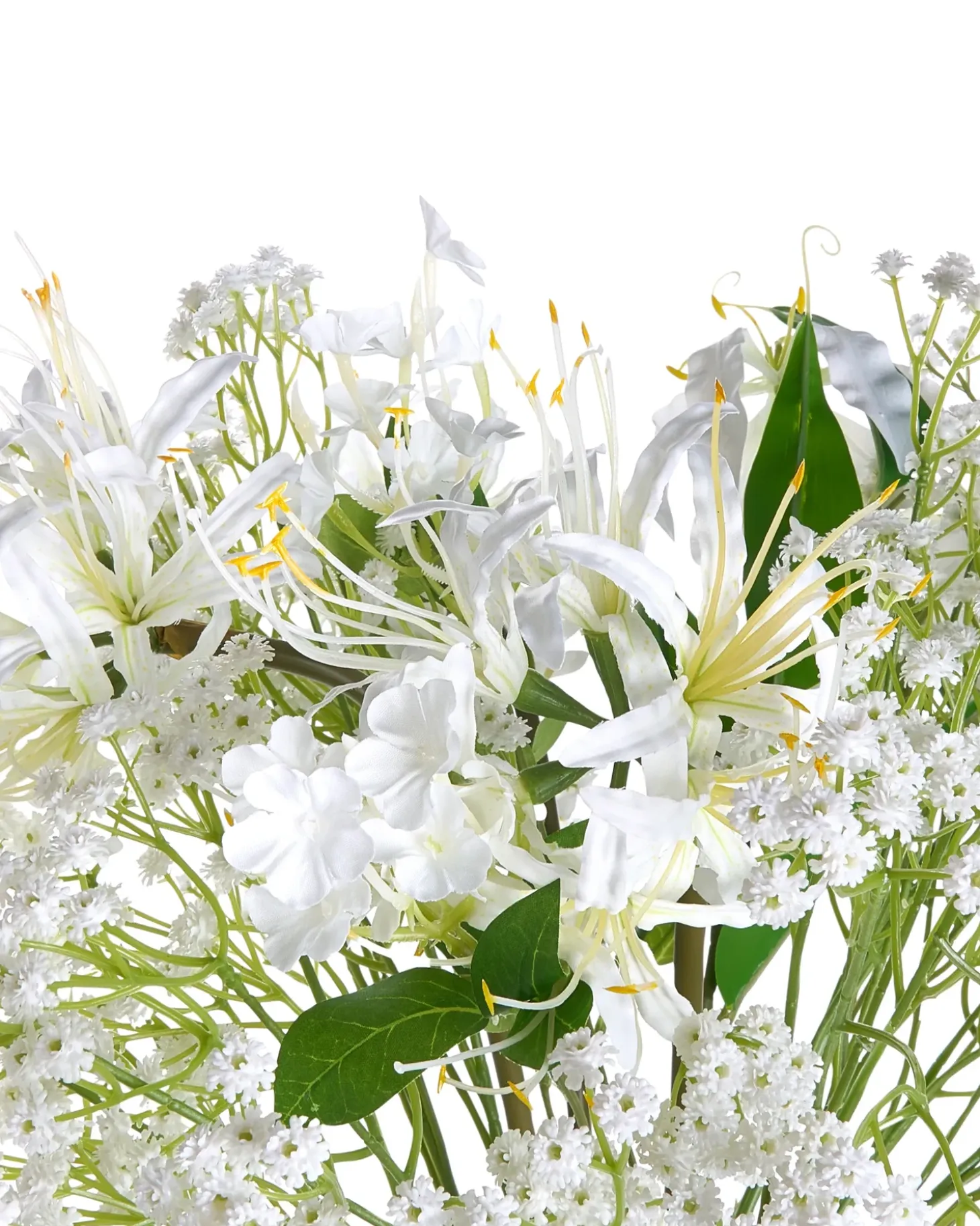 Kunstig blomsterbuket VEIROS 38 cm Hvid
