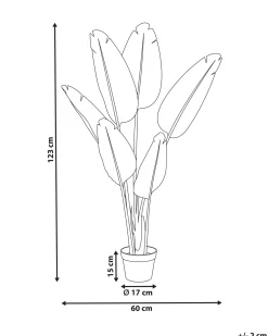 Kunstig plante BANANA TREE 123 cm Hvid