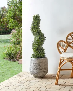 Kunstig plante BUXUS SPIRAL TREE 98 cm Grøn