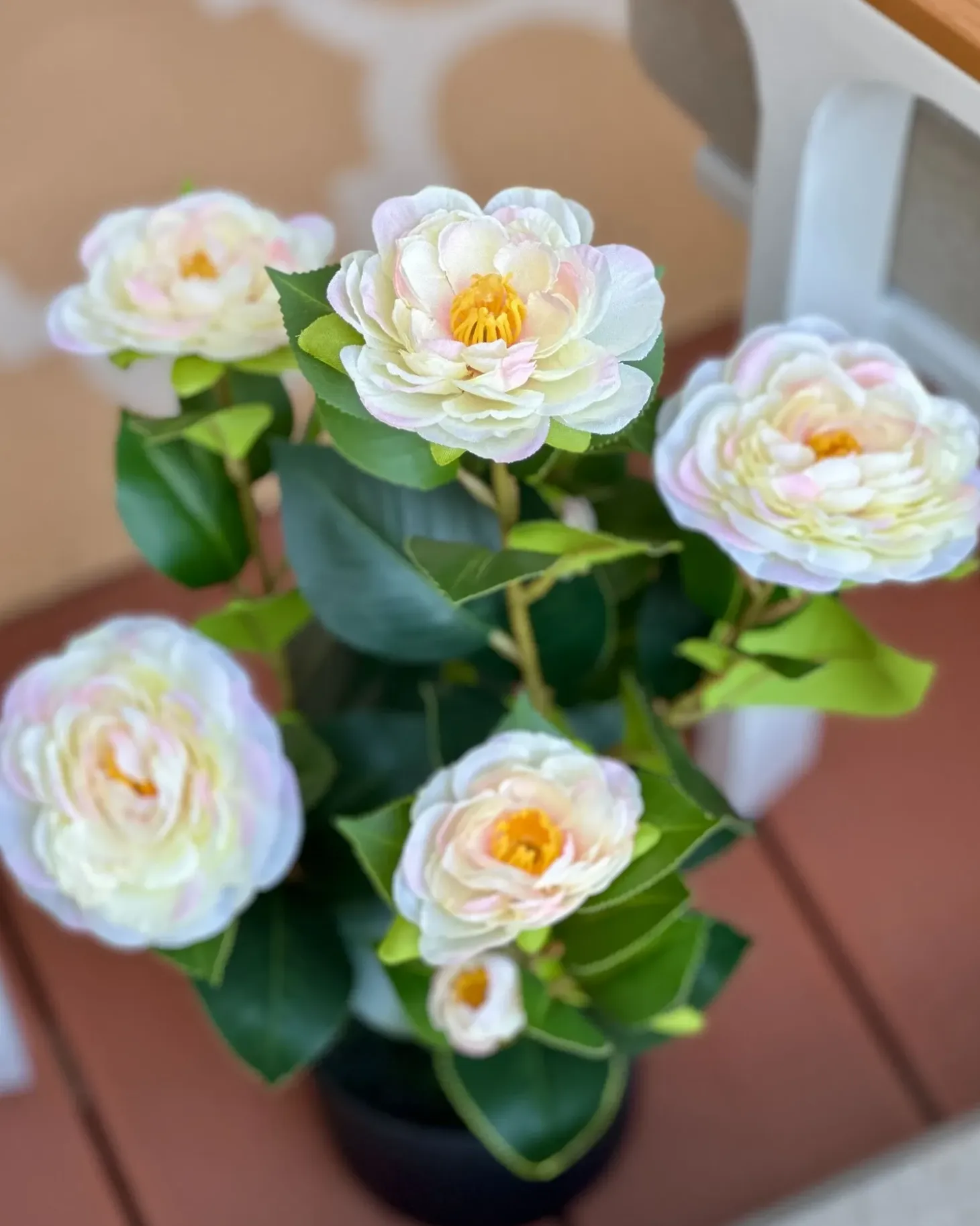Kunstig plante CAMELLIA 60 cm Grøn