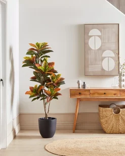 Kunstig plante CODIAEUM 140 cm Grøn