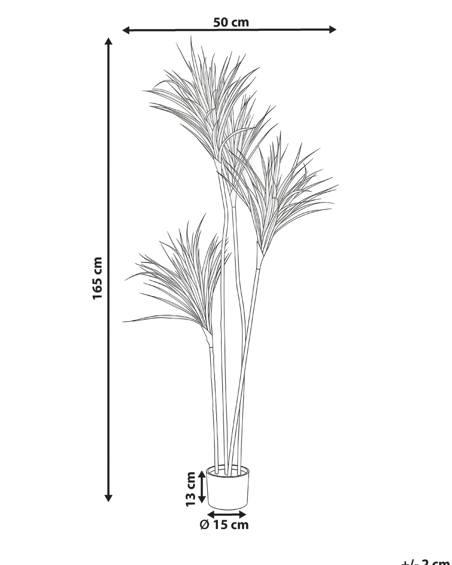 Kunstig plante DRACAENA DRACO 165 cm Grøn