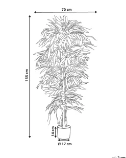 Kunstig plante LONGIFOLIA 155 cm Grøn