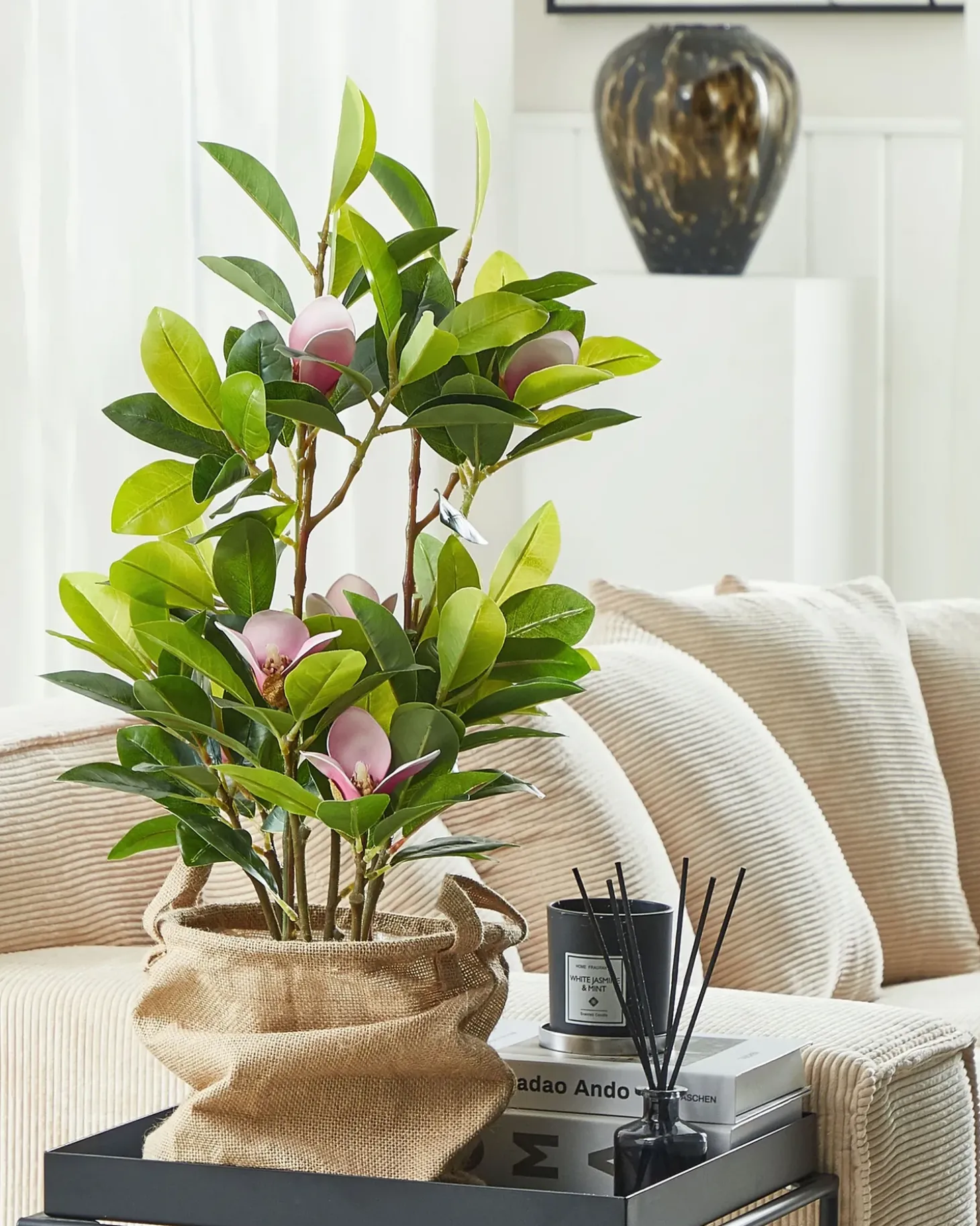 Kunstig plante MAGNOLIA 70 cm Grøn