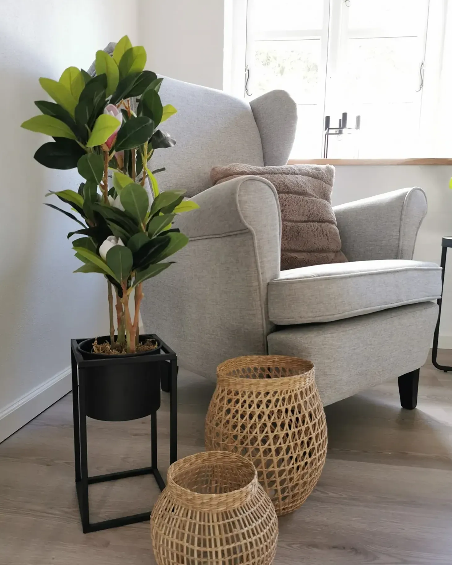 Kunstig plante MAGNOLIA 70 cm Grøn